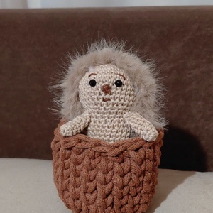 Amigurumi süni, Játék & Sport, Plüssállat & Játékfigura, Süni, Horgolás, MESKA