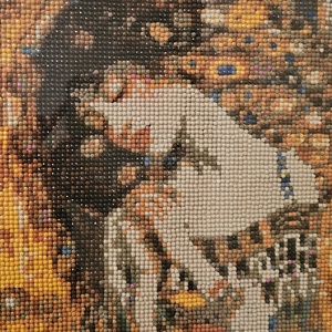 Őszi csend � Kézzel készített gyémántfestmény keretben (keret nélküli méretek: 24x35 cm) - Meska.hu