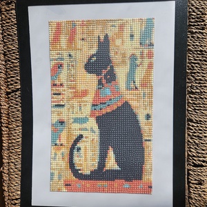 Egyiptomi Árnyék � Kézzel készített gyémántfestmény keretben (14x23 cm) - otthon & életmód - dekoráció - kép & falikép - 3d képek - Meska.hu