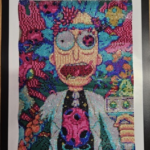 Groovy Multiverse � kézzel készített diamond painting keretben (keret nélküli méretek: 24x35 cm) - Meska.hu