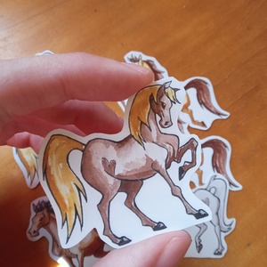 Matrica - Lovas - többféle, Otthon & Életmód, Papír, írószer, Matrica, matrica csomag, Festészet, Fotó, grafika, rajz, illusztráció, MESKA