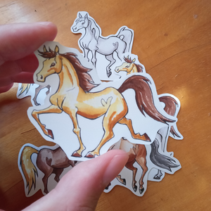 Matrica - Lovas - többféle - otthon & életmód - papír, írószer - matrica, matrica csomag - Meska.hu