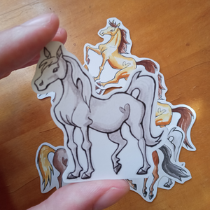 Matrica - Lovas - többféle - otthon & életmód - papír, írószer - matrica, matrica csomag - Meska.hu