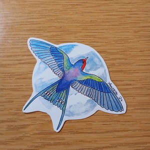 Matrica - Fecske, Otthon & Életmód, Papír, írószer, Matrica, matrica csomag, Festészet, MESKA