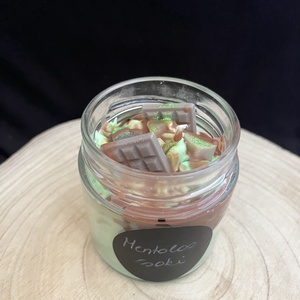 Illatgyertya mentolos csoki illattal - otthon & életmód - gyertya, illat, aroma - gyertya - Meska.hu