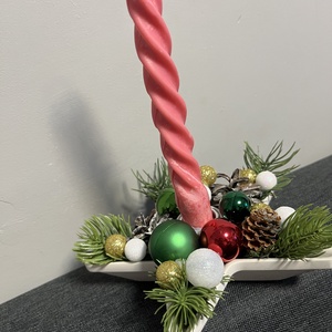 Karácsonyi asztaldísz  - karácsony - adventi díszek - adventi asztaldísz - Meska.hu