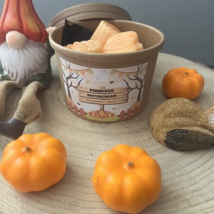 Sütőtök vakrém Illatviasz macaron, Otthon & Életmód, Gyertya, illat, aroma, Illatviasz, Gyertya-, mécseskészítés, MESKA
