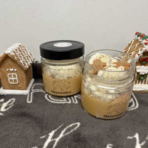 Illatgyertya mézeskalács  illattal, Otthon & Életmód, Gyertya, illat, aroma, Gyertya, Gyertya-, mécseskészítés, MESKA