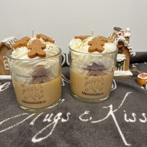 Illatgyertya mézeskalács  illattal - Meska.hu