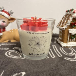 Illatgyertya sült alma illattal - Meska.hu