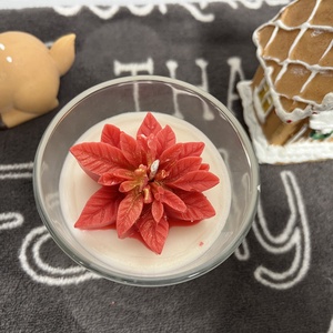 Illatgyertya sült alma illattal - karácsony - karácsonyi lakásdekoráció - karácsonyi illatgyertya, mécses - Meska.hu