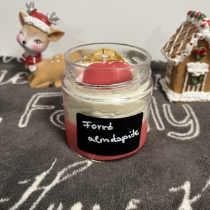 Illatgyertya almáspités  illattal, Otthon & Életmód, Gyertya, illat, aroma, Gyertya, Gyertya-, mécseskészítés, MESKA