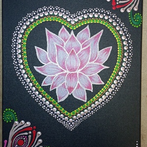 Egyedi mandala, Otthon & Életmód, Dekoráció, Spiritualitás, Mandala, Festészet, MESKA