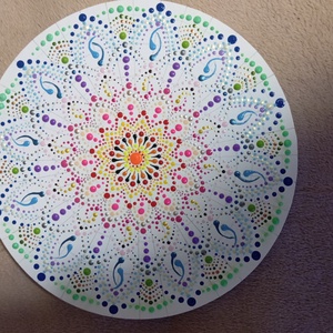 Egyedi mandala , Otthon & Életmód, Dekoráció, Spiritualitás, Mandala, Festészet, MESKA