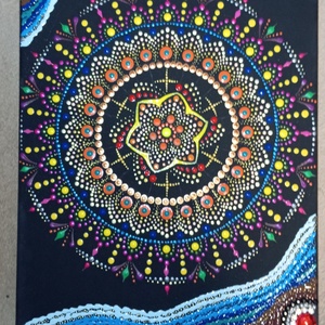 Egyedi mandalás fali kép - otthon & életmód - dekoráció - spiritualitás - mandala - Meska.hu