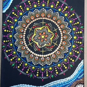 Egyedi mandalás fali kép - otthon & életmód - dekoráció - spiritualitás - mandala - Meska.hu