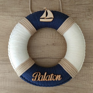 Balaton - ajtódísz (26 cm átmérő) - Meska.hu