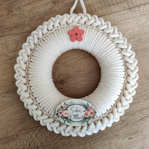 Édes otthon - ajtódísz (19 cm átmérő) - Meska.hu