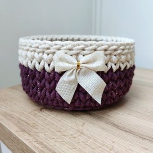 Adventi tároló kosár - Meska.hu