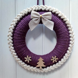 Adventi ajtódísz (22 cm) - Meska.hu