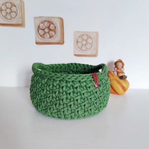 Avokádó - füles tároló kosár - Meska.hu