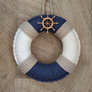 Tengerész - ajtódísz (17 cm átmérő) - Meska.hu