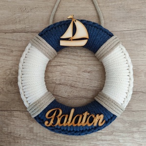 Balaton - ajtódísz (19 cm átmérő) - Meska.hu
