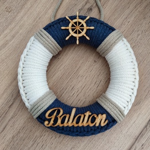 Balaton - ajtódísz (19 cm átmérő) - Meska.hu