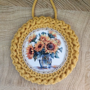 Őszi ajtódísz (16 cm átmérő) - Meska.hu
