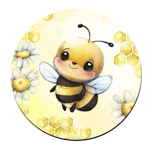 Tündéri kis méhecske mintás bögre alátét, , , MESKA