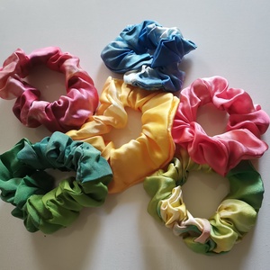 selyemscrunchie 4cm széles - ruha & divat - hajdísz & hajcsat - hajgumi - Meska.hu
