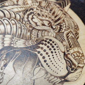 Tigris falikép  - otthon & életmód - dekoráció - kép & falikép - fából készült kép - Meska.hu