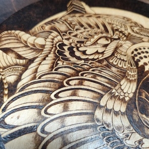 Tigris falikép  - otthon & életmód - dekoráció - kép & falikép - fából készült kép - Meska.hu