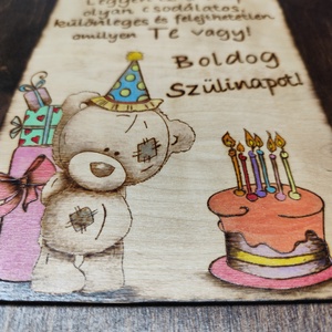 Születésnapi tábla  - otthon & életmód - dekoráció - kép & falikép - fából készült kép - Meska.hu