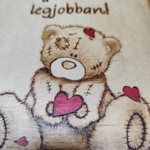 Szeretlek tábla - otthon & életmód - dekoráció - kép & falikép - fából készült kép - Meska.hu