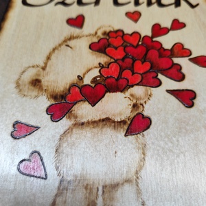 Szeretlek tábla - otthon & életmód - dekoráció - kép & falikép - fából készült kép - Meska.hu