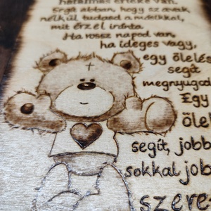 Szeretlek tábla - otthon & életmód - dekoráció - kép & falikép - fából készült kép - Meska.hu