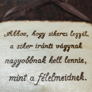 Mantra tábla, Otthon & Életmód, Dekoráció, Kép & Falikép, Fából készült kép, Gravírozás, pirográfia, MESKA