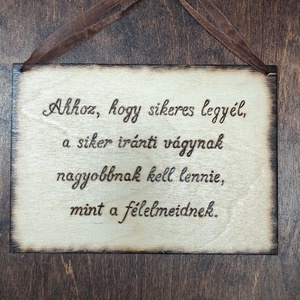 Mantra tábla - otthon & életmód - dekoráció - kép & falikép - fából készült kép - Meska.hu