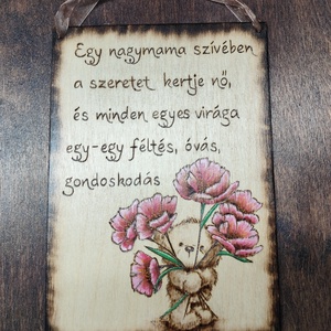 Nagymama - otthon & életmód - dekoráció - kép & falikép - fából készült kép - Meska.hu