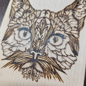 Vágódeszka. Cica - otthon & életmód - konyhafelszerelés, tálalás - sütés, főzés - vágódeszka - Meska.hu