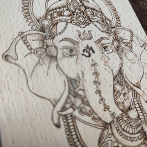 Vágódeszka. Ganesha - otthon & életmód - konyhafelszerelés, tálalás - sütés, főzés - vágódeszka - Meska.hu