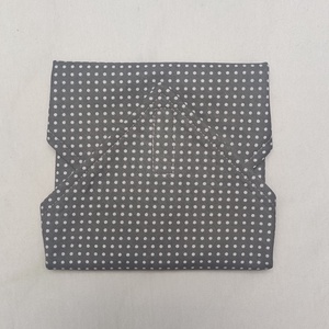 Textilszalvéta - szürke pöttyös  - táska & tok - uzsonna- & ebéd tartó - szendvics csomagoló - Meska.hu