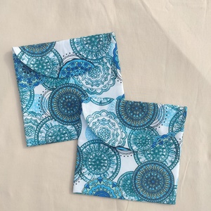 Szendvics / pékáru tasak kék mandalás, Táska & Tok, Uzsonna- & Ebéd tartó, Szendvics csomagoló, Varrás, MESKA