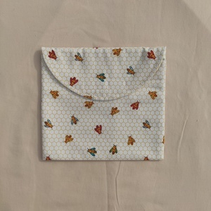 Szendvics / pékáru tasak méhecske mintával - táska & tok - uzsonna- & ebéd tartó - szendvics csomagoló - Meska.hu