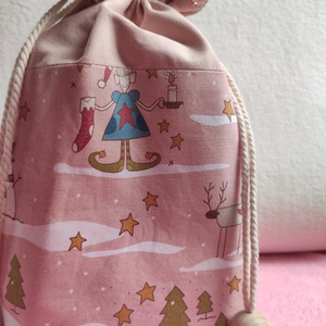 Mikulás zsák / karácsonyi ajándék zsák , Otthon & Életmód, Papír, írószer, Ajándékozás kellékei, Ajándékzsák, csomagolás, Varrás, MESKA