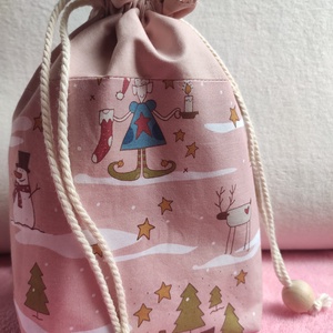 Mikulás zsák / karácsonyi ajándék zsák  - otthon & életmód - papír, írószer - ajándékozás kellékei - ajándékzsák, csomagolás - Meska.hu