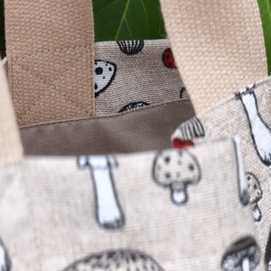 Gomba mintás bevásárló táska - táska & tok - bevásárlás & shopper táska - shopper, textiltáska, szatyor - Meska.hu