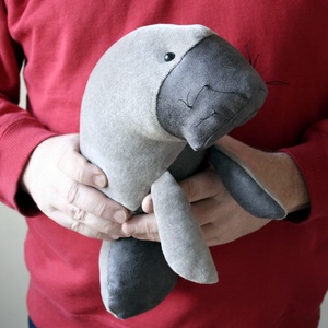 Puha Plüss Lamantin, aka Dugong, Manátusz, avagy Tengeri Tehén -  - Meska.hu