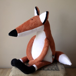 Ravaszdi Róka, Hatalmas Puha Rozsdavörös Vadállat - játék & sport - plüssállat & játékfigura - róka - Meska.hu